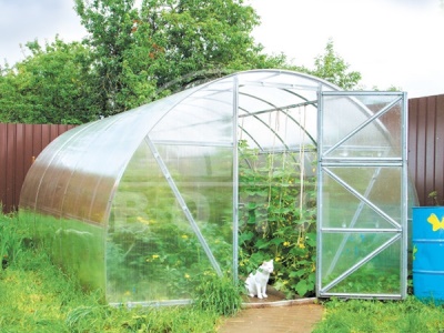 Zahradní skleník VOLYA 2DUM 12x3m PC 4 mm