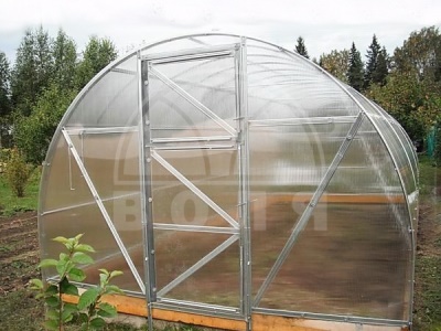 Zahradní skleník VOLYA 2DUM 4x3m PC 4 mm