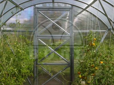 Zahradní skleník VOLYA 2DUM 12x3m PC 4 mm