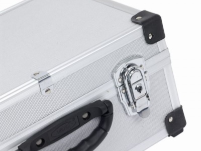 PRM10106B - Hliníkový kufr se zámky 320x230x155 mm černý
