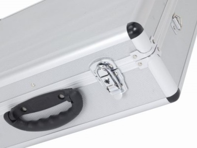 PRM10102S - Hliníkový kufr se zámky  460x330x160mm stříbrný