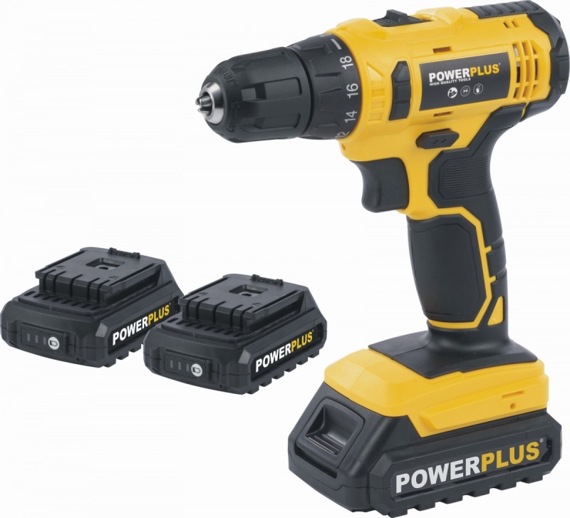 POWX00500 - Aku šroubovák / vrtačka 20V LI-ION 2BAT  plus  1BAT zdarma