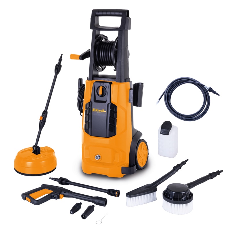 Riwall PRO REPW 180 SET - elektrická tlaková myčka 180 bar s příslušenstvím