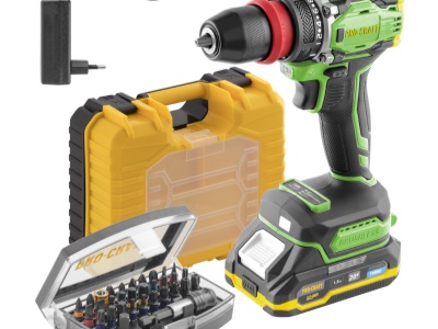 Aku šroubovák Procraft PA18ProDFR + sada bitů Procraft BS-32 (S2)