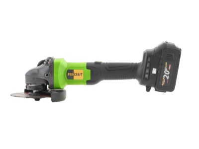 Aku úhlová bruska Procraft PGA20, 125mm