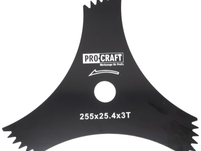 Nůž křovinořezu (D255*25.4) 3T (DRAGON) PROCRAFT