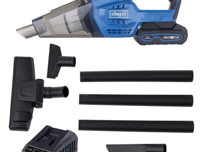 Scheppach C-HVC150-X-SET S - 20 V IXES aku ruční/podlahový vysavač + 2Ah baterie + nabíječka 2,4 A