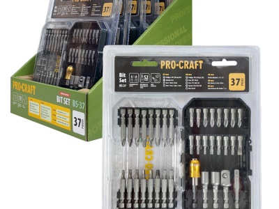 Aku vrtací šroubovák Procraft PA18LiH  se sadou bitů BS-37