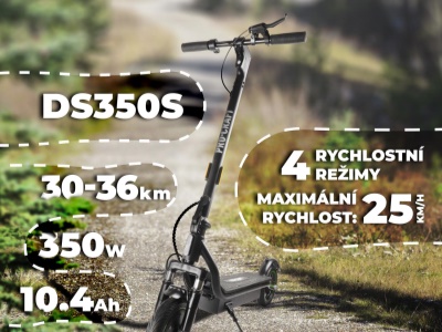 Elektrokoloběžka Procraft DS350S