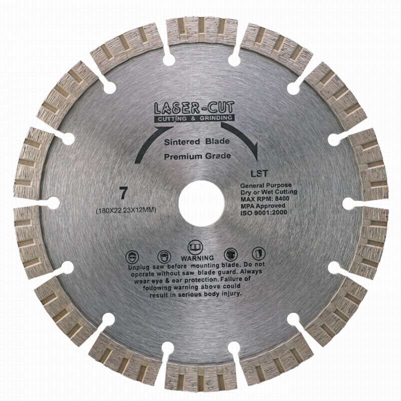 L00114 - Diamantový kotouč segmentový 180 x 22,23 x 12mm LST