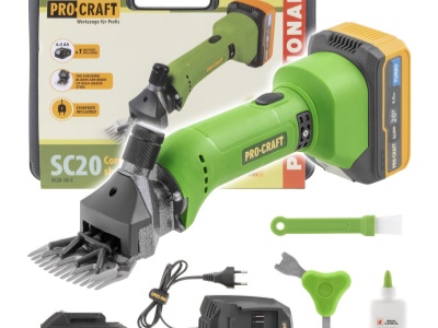 Aku strojek pro stříhání ovcí Procraft SC20
