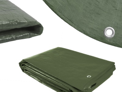 Plachta kulatá Procraft GT4120g/m2 nepromokavá s oky 4 m zelená