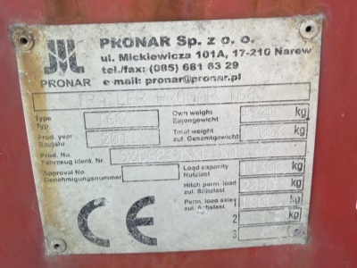 Sklápěcí přívěs Pronar T 683