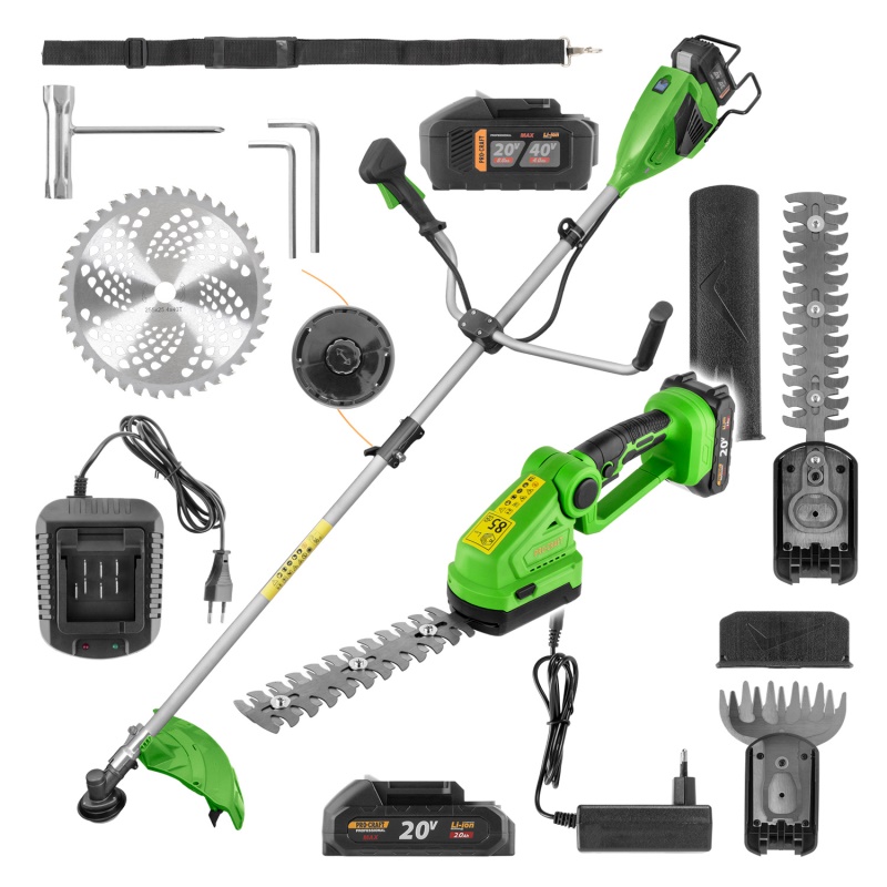 Sada aku křovinořez ATA-40BS a nůžky na trávu PGH2100