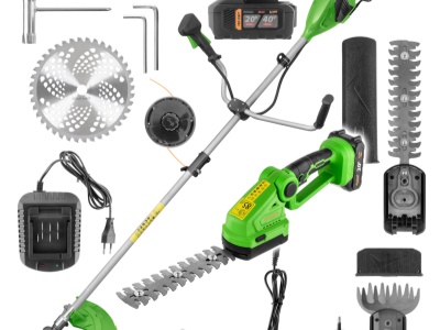 Sada aku křovinořez ATA-40BS a nůžky na trávu PGH2100