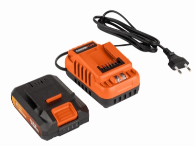 POWDP90630 - Nabíječka 20V/40V 2.0A  plus  Baterie 20V LI-ION 3,0Ah