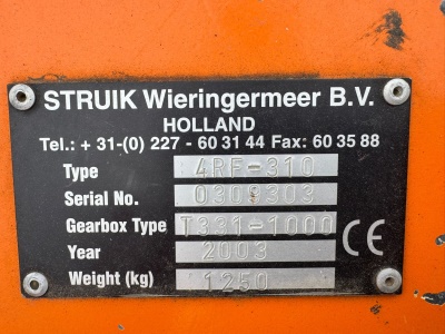 Půdní fréza Struik 4RF 310