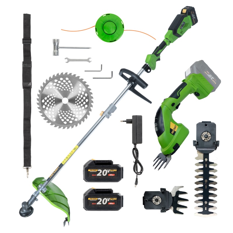 Aku křovinořez a aku nůžky na trávu SATA-40/PGH2000