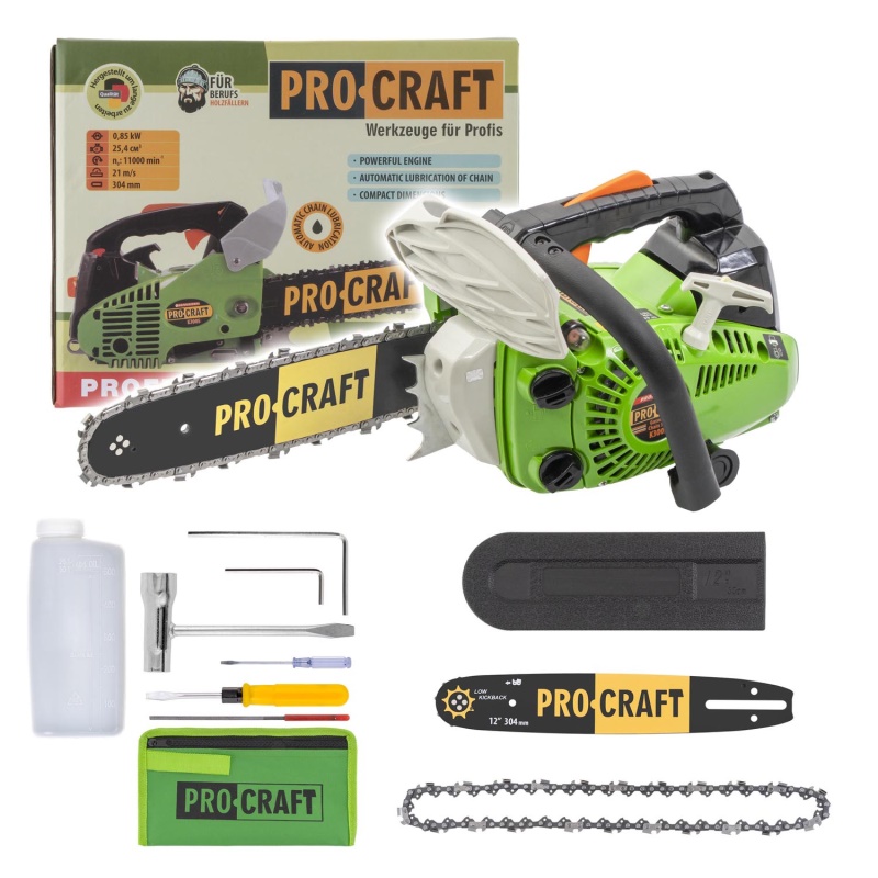 Benzínová řetězová pila Procraft K300S