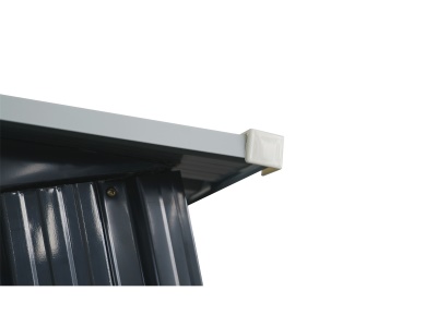 Riwall PRO RMSA 6x8 Anthracite - zahradní domek kovový 2,4 x 1,7 m se sedlovou střechou Antracit