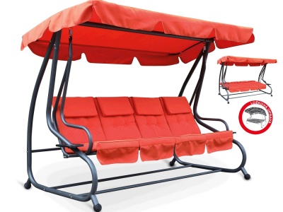 Zahradní houpačka MILANO Oranž.