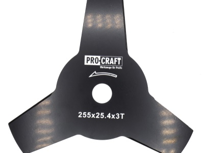Nůž křovinořezu (D255*25.4) 3T PROCRAFT