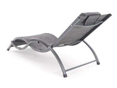 Lehátko VIOLA De Luxe (Black & Grey)