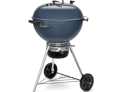 Gril Weber Master-Touch GBS C-5750 na dřevěné uhlí, 57 cm, šedo-modrá