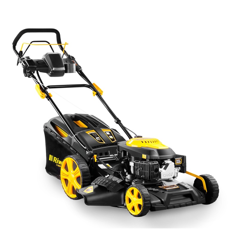 Riwall PRO RPM 5135 E - multifunkční travní sekačka 4v1 s pojezdem a elektrostartem