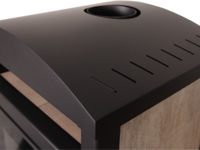 HS Flamingo BARMA 11 Bělený Dub - teplovzdušná krbová kamna