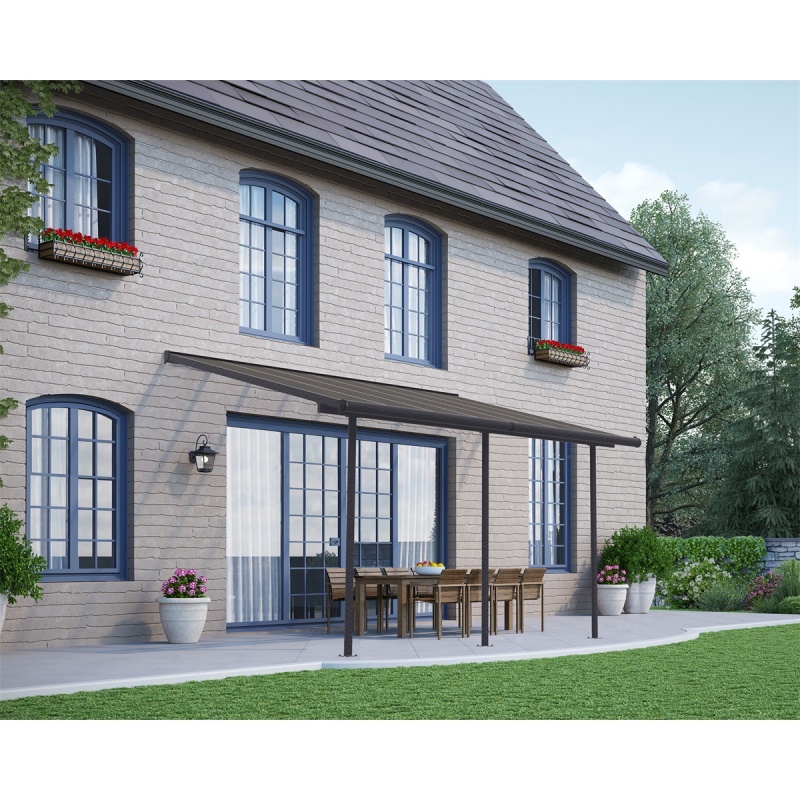 Palram - Canopia Capri 4200 antracit 3 x 4,25 - hliníková (montovaná) pergola