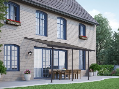 Palram - Canopia Capri 4200 antracit 3 x 4,25 - hliníková (montovaná) pergola