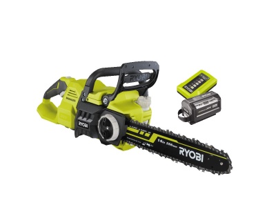 Ryobi RY36CSX35A-160 - aku 36V bezuhlíková řetězová pila MAX POWER s 6 Ah baterií a nabíječkou