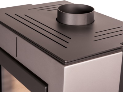 HS Flamingo Evenes šedá - krbová kamna