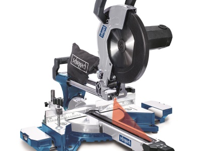 Scheppach HM 110 MP - dvourychlostní multifunkční pokosová pila s potahem a laserem