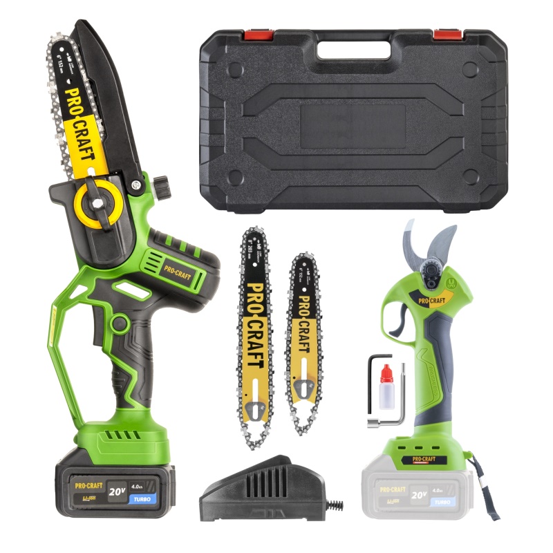 Sada aku ruční pilka PKA32Li a nůžky na větve ES28Libb