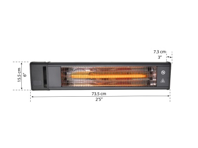 Palram - Canopia Infračervené topidlo 1800 W