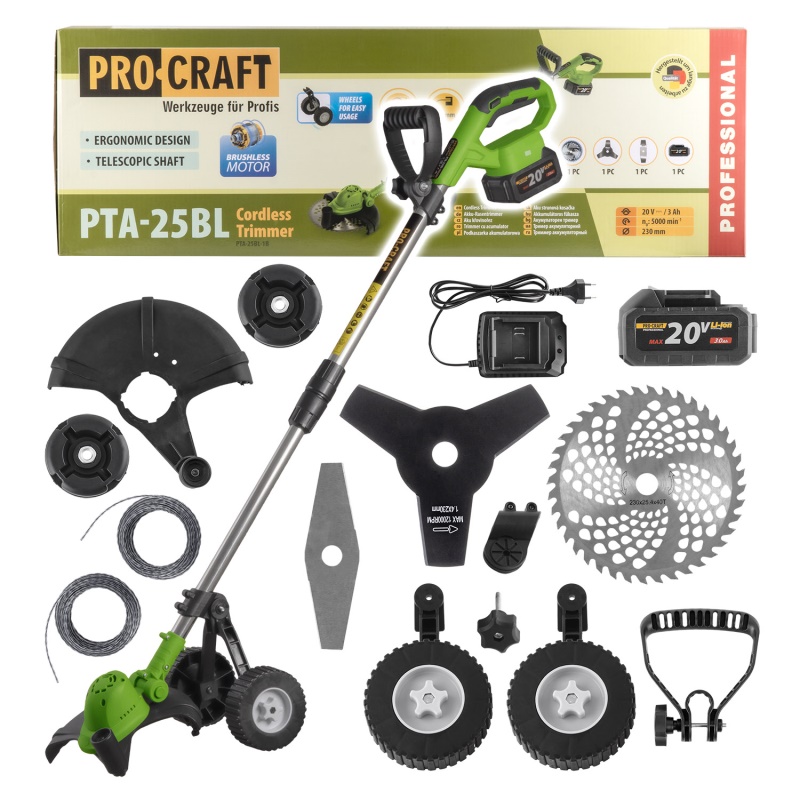 Aku vyžínač Procraft PTA-25BL-1B