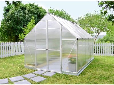 Palram - Canopia Essence 8x12 silver - polykarbonátový skleník