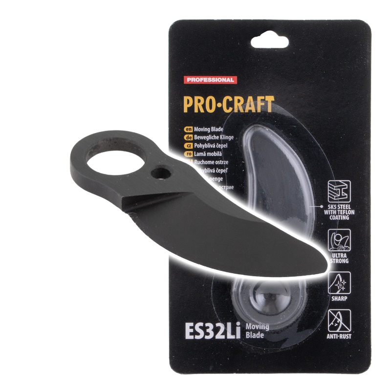 Náhradní horní nůž na Aku nůžky Procraft ES32Li