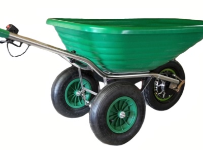 Aku kolečko SW8e Deluxe 125l - zelené 