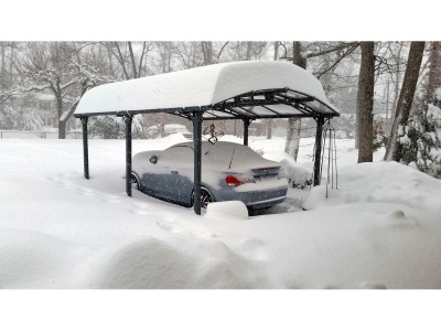 Palram - Canopia Arcadia 5000 - hliníkový (montovaný) přístřešek s obloukovou střechou