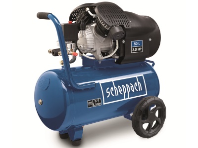 Scheppach HC 53 dc - dvoupístový olejový kompresor 50 l