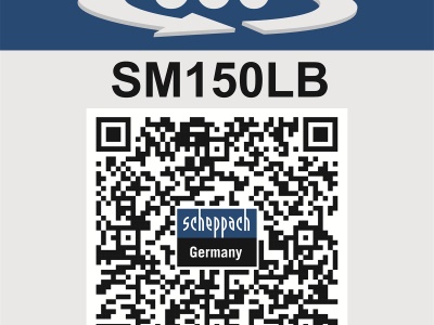 Scheppach SM 150 LB - dvoukotoučová bruska ( kotouč / kartáč )