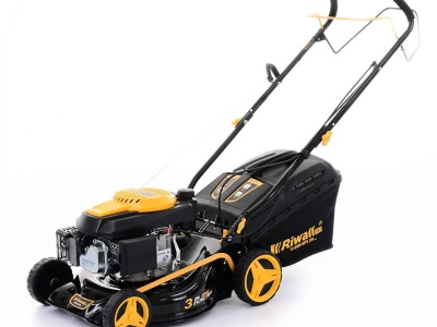 Riwall PRO RPM 4235 - Multifunkční travní sekačka 3 v 1 s benzinovým motorem a pojezdem