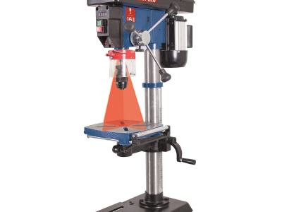 Scheppach DP 18 VARIO - stojanová vrtačka s křížovým laserem