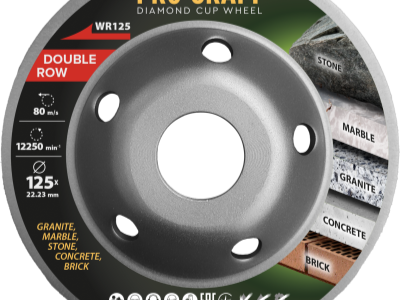 Diamantový brusný kotouč (hrncový) Procraft WR125 Double Row