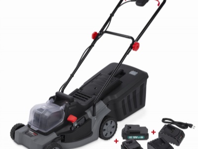 POWEBG7565 - AKU sekačka 18V LI-ION 400mm  plus 2x nabíječka  plus  2x  bat. 18V 1,5Ah