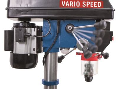 Scheppach DP 18 VARIO - stojanová vrtačka s křížovým laserem