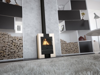 HS Flamingo ESPO II krémová - krbová kamna